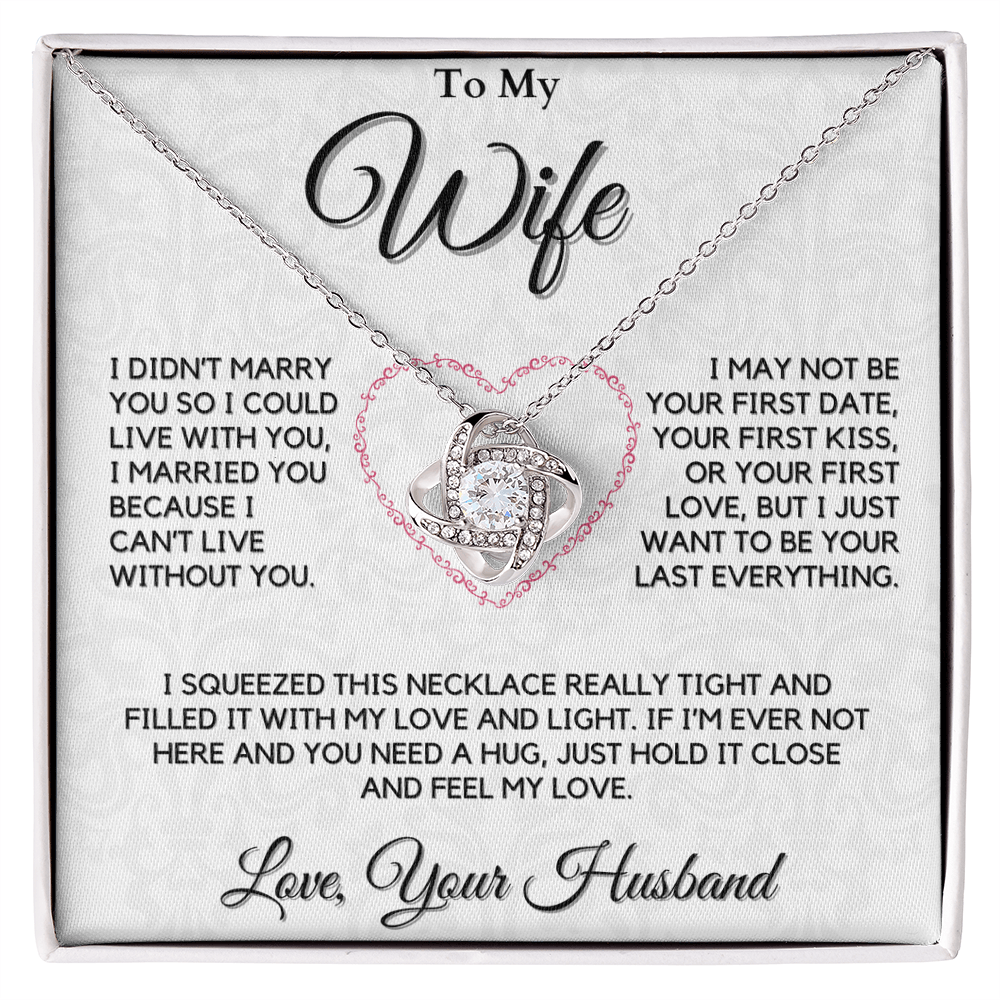 Best Gift For Wife | Love Knot Necklace